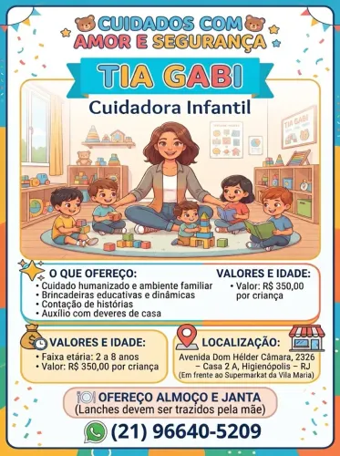 Baba De 2 A 8 Anos