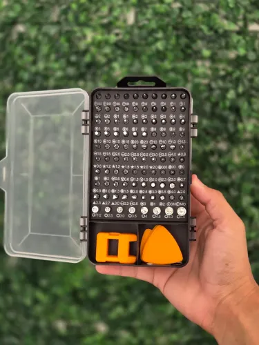 Conjunto de Ferramentas Com 115 Peças de Precisão