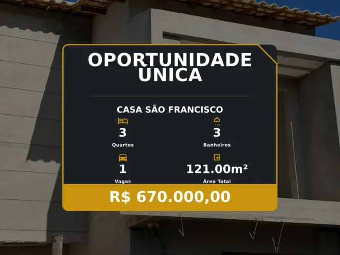 Oportunidade Imperdível: Casa Duplex em São Francisco, Próxima a Comércio!