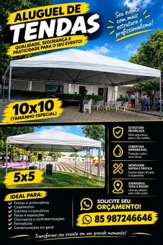 Aluguel de Palcos,tendas, disciplinadores, painel de led!!