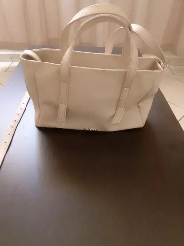 Bolsa feminina bege anacapri usada 2 vezes