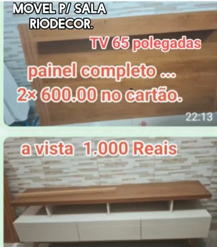 Móvel  com painel completo 