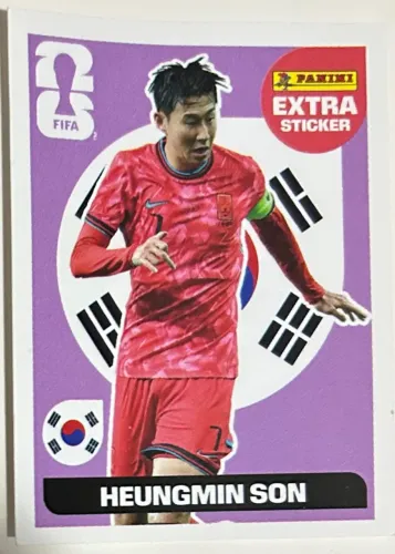 Figurinha Extra Heungmin Son Copa 2026 Panini