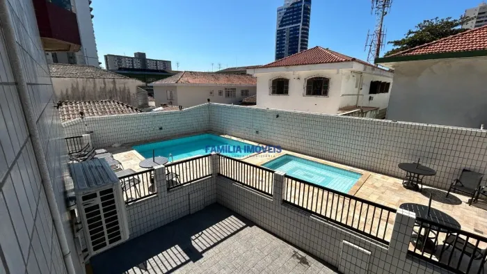 Apartamento à venda 2 quartos com sacada Ponta da praia Santos/SP