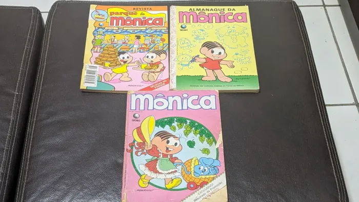 Lote 3 Gibis Mônica Clássicos - Editora Globo (Anos 90)