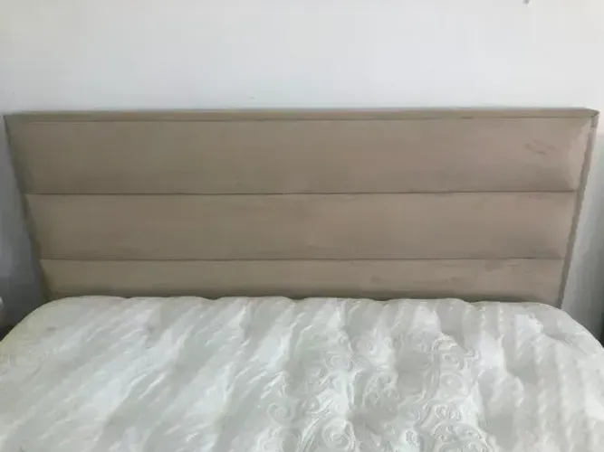 Cabeceira Wave Estofada Para Cama Box Casal 142x127cm - F.A Colchões