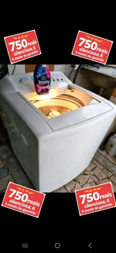 Máquina de lavar Electrolux 12kg, Funcionando tudo, com sistema de iluminação