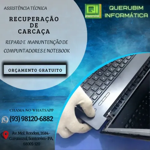 Conserto de Carenagem e Dobradiça de Notebook + 3 Meses de Garantia