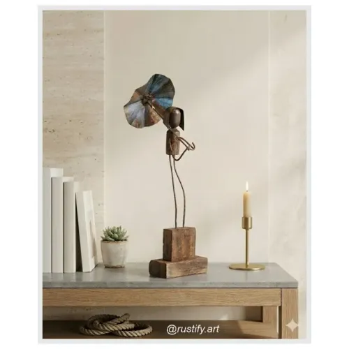 Escultura dia de Chuva - Peça única!
