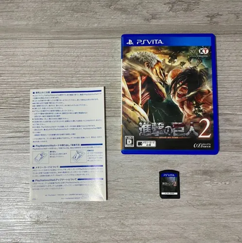 Psvita - Jogo Attack on Titan 2 Raro Japonês PlayStation Ps vita