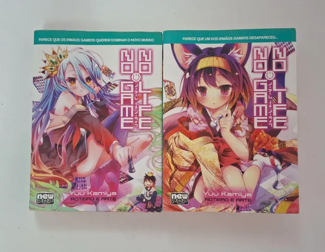 No game no life light novel volumes 1 e 3