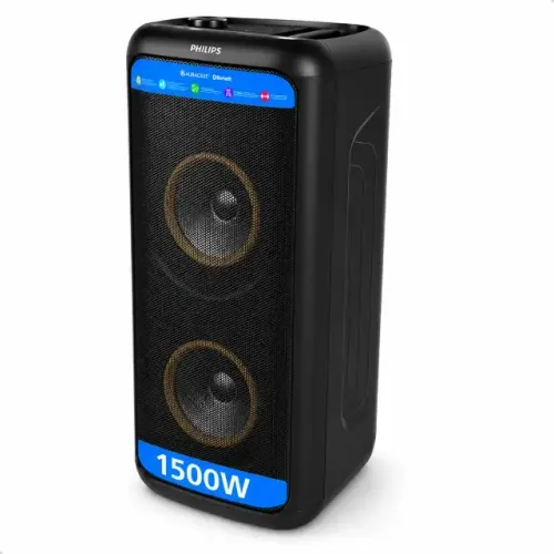 Caixa De Som Party Speaker 1500w Philips Bluetooth Karaokê