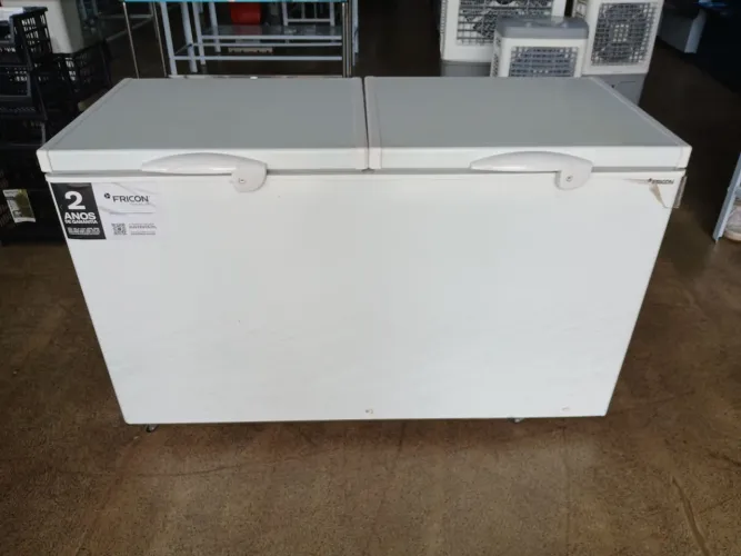 Freezer Horizontal 503L Fricon Branco 2 Portas Dupla Ação