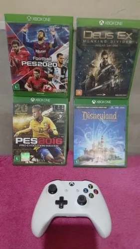 Controle Xbox one original + jogos
