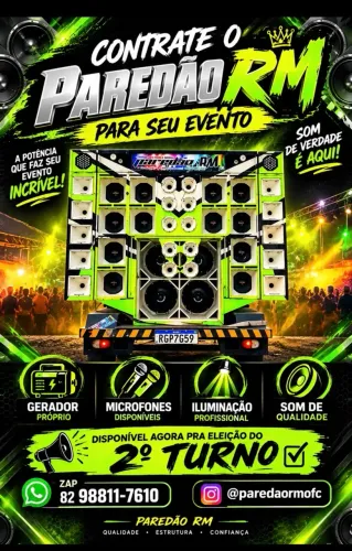 Alugamos lindo paredão de som para seu eventos