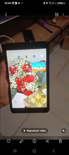 Tablet todo em ordem não tem defeito 