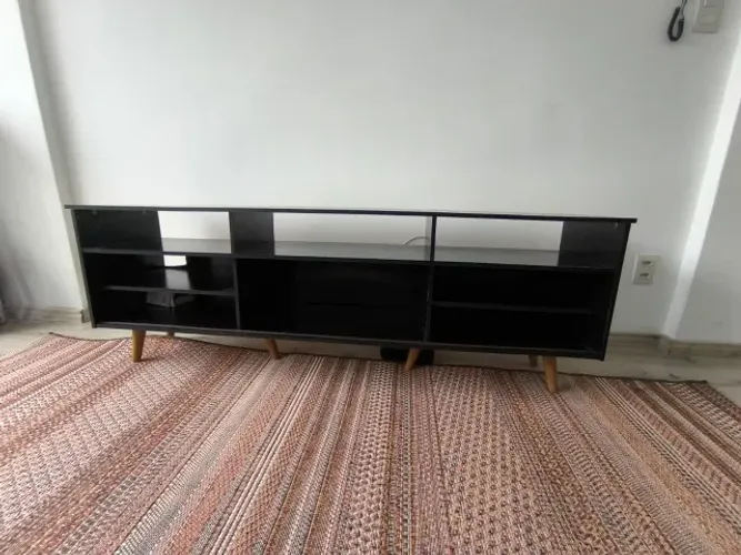 Rack para TV - Retro Preto - Seminovo