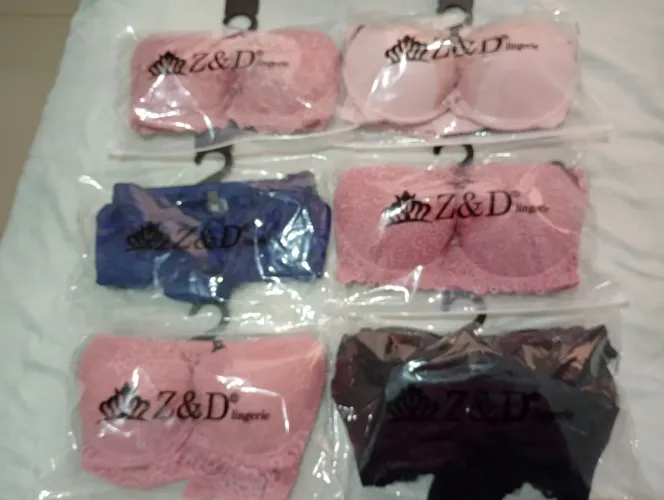 Conjunto de Calcinha e Sutiã P/ M/G