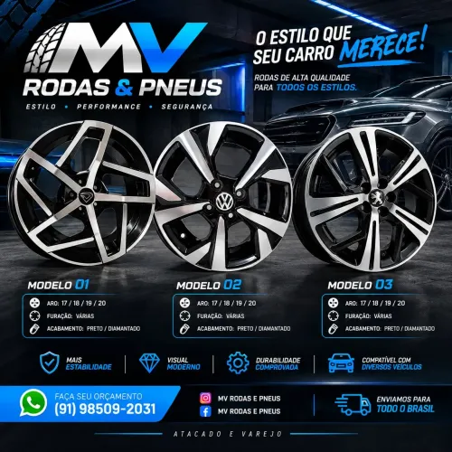 JOGO DE RODAS DO ARO 16 17 18 19