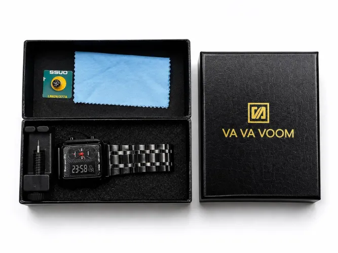 Relógio Va Va Voom Analógico + Digital Novo na Caixa