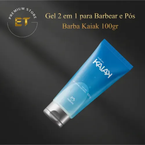 Gel 2 em 1 para Barbear e Pós Barba Natura Kaiak