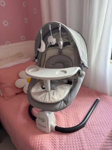 Cadeirinha De Descanso Balanço Bebê Elétrica Snug Maxi Baby
