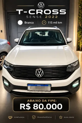 Volkswagen T-Cross Sense 1.0 TSI Flex 5P Aut. 2022