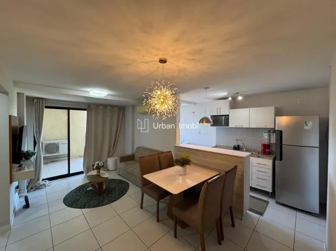 Lindo Apê 2 Qts (1 Suíte) Totalmente Mobiliado e Equipado Alto Padrão e Lazer