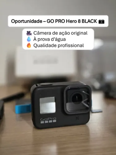 Go Pro HERO 8 Black + Acessórios
