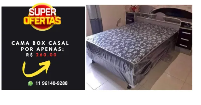cama box casal (promoção)
