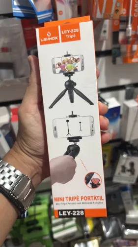 Tripé para celular com suporte
