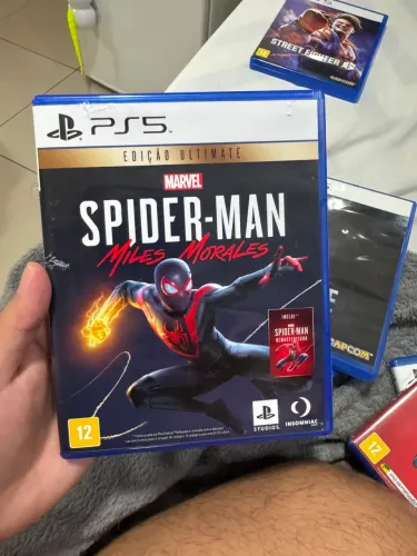 JOGO PS5 SPIDER MAN MILES MORALES NOVO - MÍDIA FÍSICA