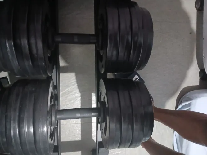 Par de dumbbell injetado 40 kg