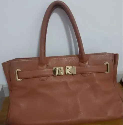 BOLSA COR CARAMELO MARCA IMPORTADA ONNA EHRLICH