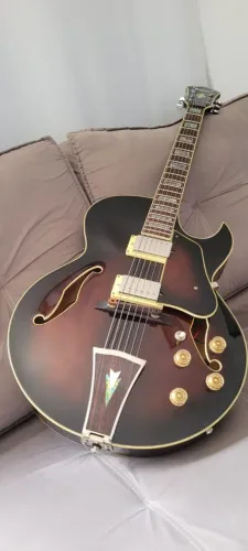 Ibanez AK95 Artcore Hollowbody + Case Rígido + Upgrades (Sheptone, BHK & Grover)