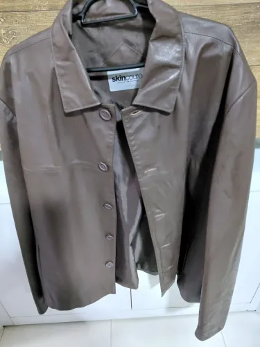 Vendo um casaco de Couro original Masculino