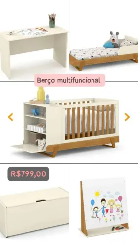 Berço multifuncional