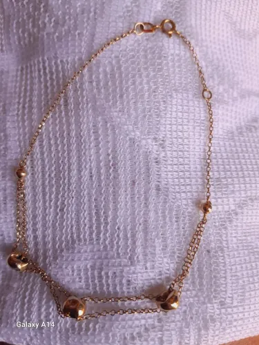 Pulseira de ouro usada