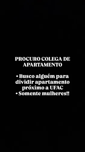 Procuro colega de apartamento