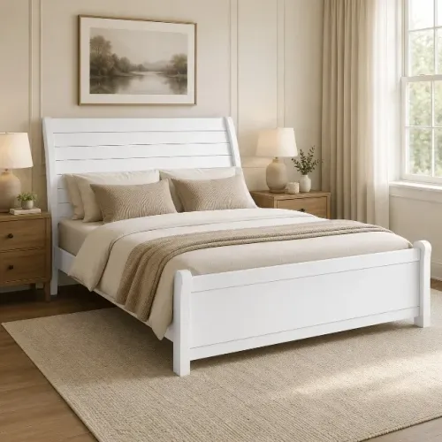 Cama Casal Queen Ripada / reforçada - Siena Bianchi -Oportunidade de estoque