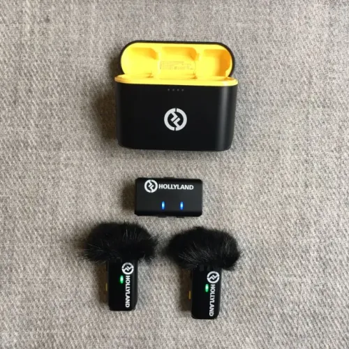 Hollyland-Lark M1 -Duo Microfone Lapela S/fio P/celular Android