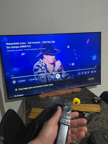 TV Samsung Crystal 55" 4K UN55BU8000G ? Excelente Estado