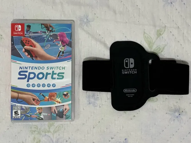 Jogo Nintendo Switch Sports Mídia Física + Legstrap/alça