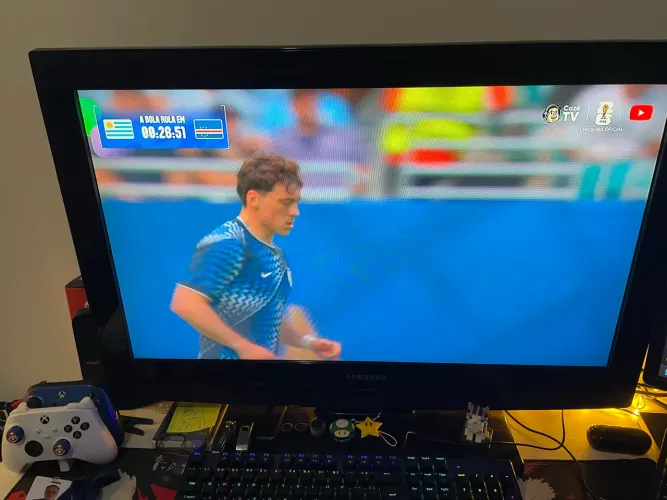 Troco tv Samsung 32 2 hdmi vga por monitor 27
