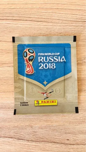 Pacotinho com Figurinha Brilhante Copa do Mundi Rússia 2018