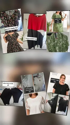 Lote de peças Plus size