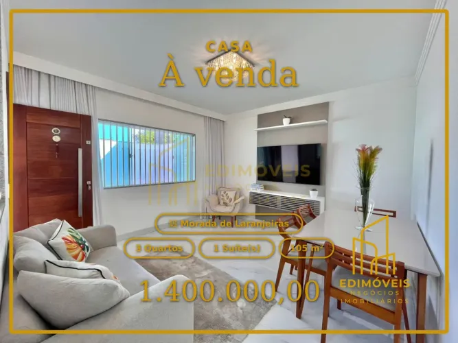 Oportunidade Única: Casa de 3 Quartos em Morada de Laranjeiras com Acabamento de Alto Padr