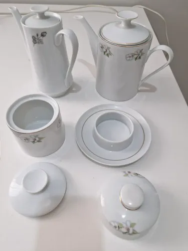 Jogo de cha de porcelana