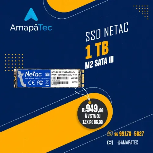 SSD M2 SATA 1TB NETAC