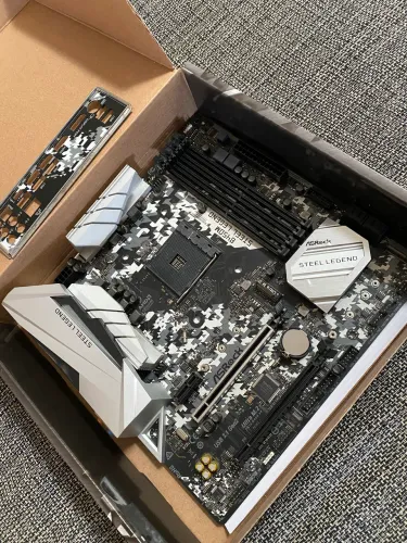 Placa Mãe AsRock Steel Legend B450M - AM4